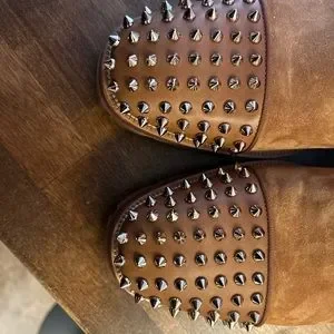 Mens Christian Louboutin spiked chelsea boots. Beautiful intacts red soles. Christian Louboutin | Shoes | Mens Christian Louboutin  main image 2